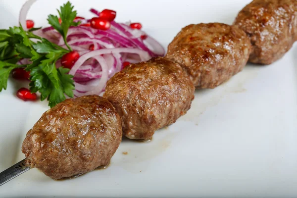 Kebab de boeuf frais — Photo