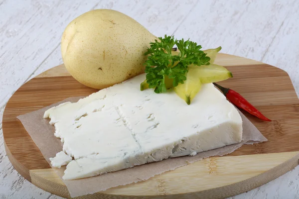 Gorgonzola-Käse mit Birne — Stockfoto