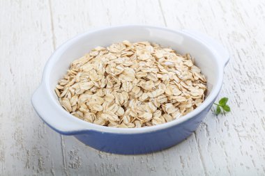 Yulaf yemek pişirmek için hazır