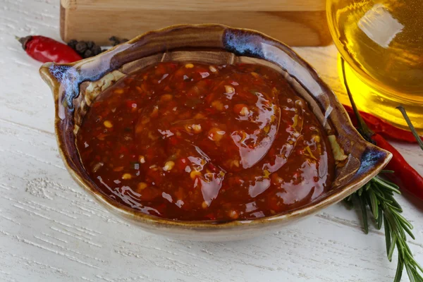 Zoetzure saus — Stockfoto