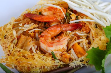 Tampon Tay baharatlı karides ile