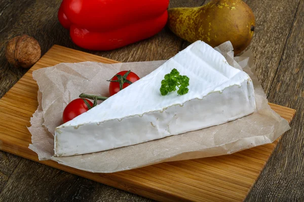 Triangolo Brie formaggio — Foto Stock