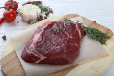 çiğ antrikot biftek