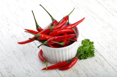 Kırmızı acı biber.