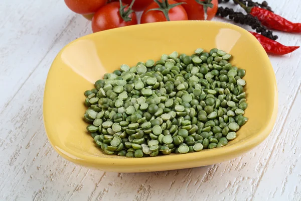 Dry green peas — Stock Photo, Image