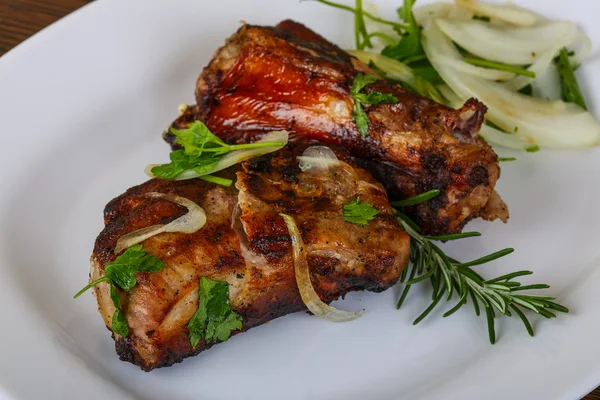 Grilled pork ribs — Stock Photo, Image