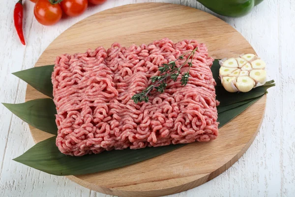 Micned raw Beef — Stock Photo, Image