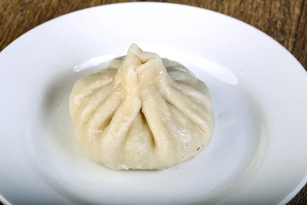 Caucasian big dumplings — Stock Photo, Image
