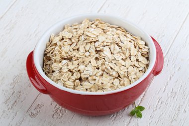 Yulaf yemek pişirmek için hazır