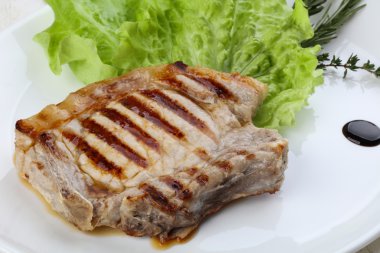 ızgara domuz biftek