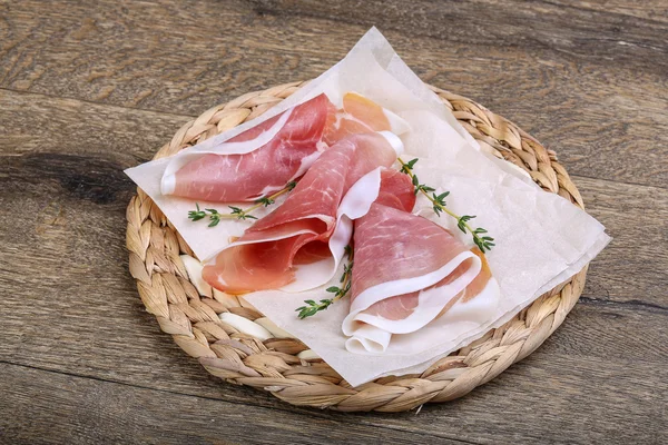 Olasz Prosciutto hús — Stock Fotó