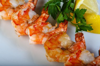 Kaplan karides şiş