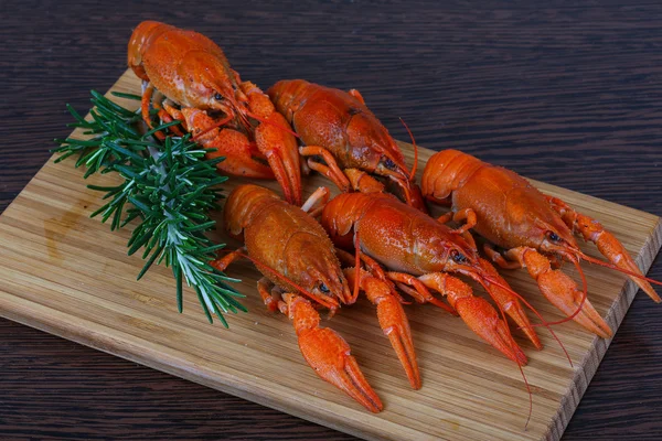 Crayfish fervido com alecrim — Fotografia de Stock