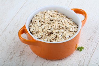 Yulaf yemek pişirmek için hazır