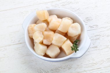 Ham tarak yemek pişirmek için hazır