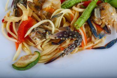 Yengeç Salatası lezzetli Tay baharat