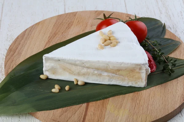 Gustoso formaggio Brie — Foto Stock