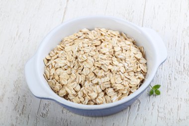 Yulaf yemek pişirmek için hazır