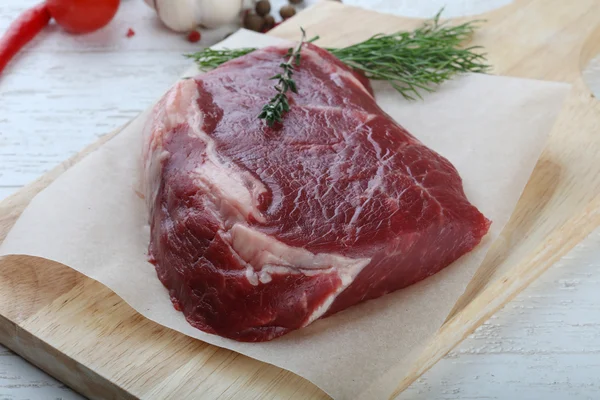 Raw ribeye steak — Stock Photo, Image