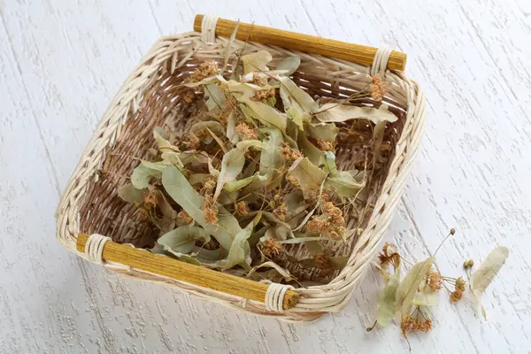 Dry linden flowers — Stock Photo, Image
