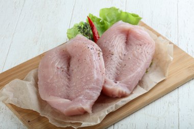 çiğ hindi göğsü