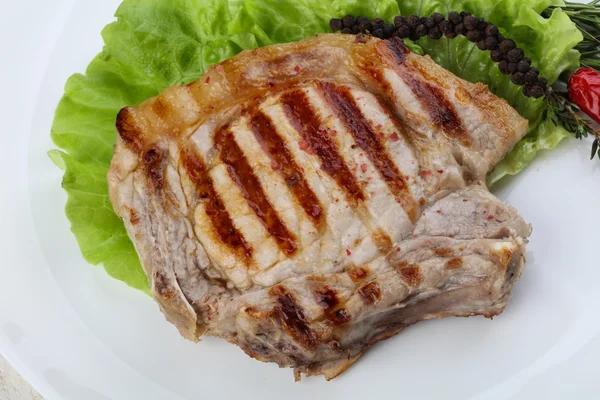 Steak de porc grillé — Photo