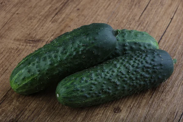 Ripe green cucumbers — Stock Photo, Image