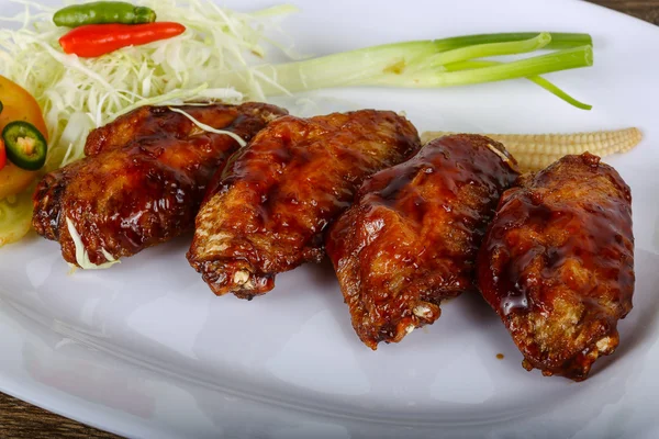 Sayap ayam teriyaki — Stok Foto