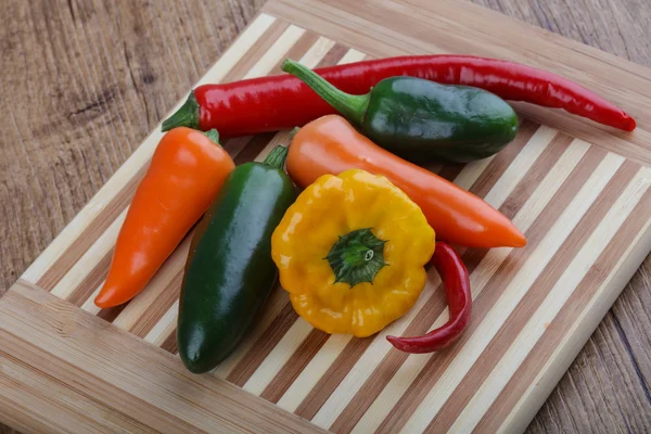 Olgun taze biber karışımı