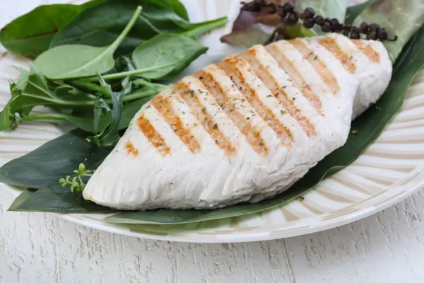 Grilled turkey steak — Stock Photo, Image