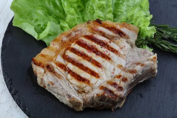 Grilovaný Vepřový steak — Stock fotografie