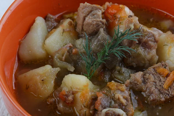 Deliciosa sopa de carne — Foto de Stock