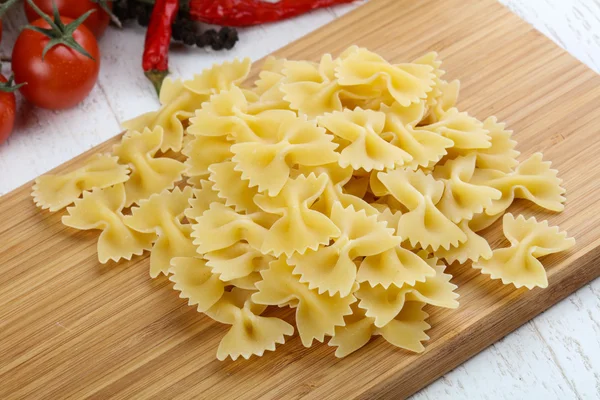 Pastas secas de farfalle — Foto de Stock