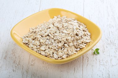 Yulaf yemek pişirmek için hazır