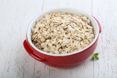 Yulaf yemek pişirmek için hazır