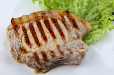 ızgara domuz biftek