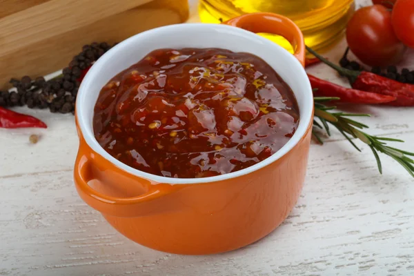 Zoetzure saus — Stockfoto