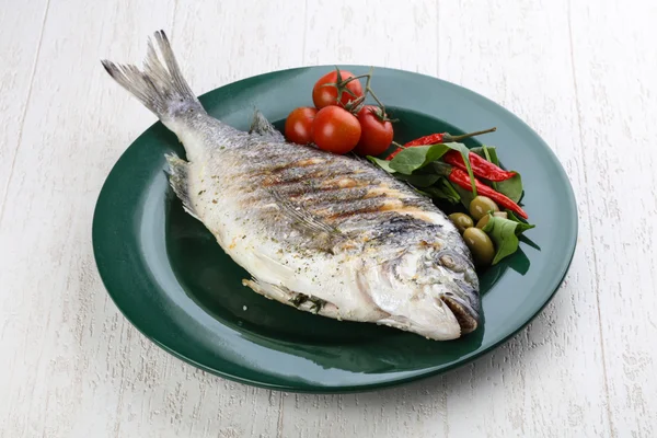 Delicious Grilled dorado — Stock Photo, Image