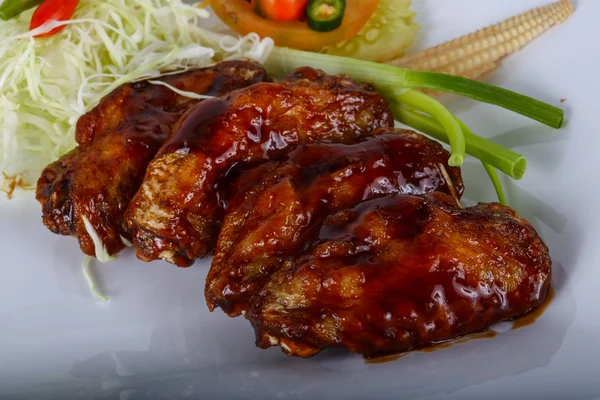 Teriyaki chicken wings — Stock Photo, Image