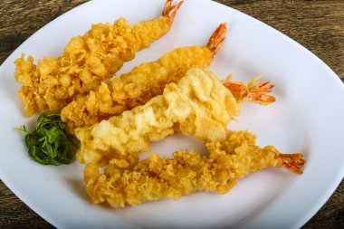 Asya karides tempura