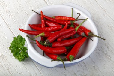 Kırmızı acı biber.