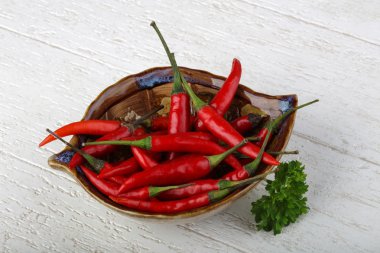 Kırmızı acı biber.