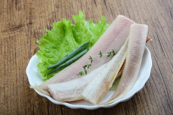 Eel fillet smoked — Stock Photo, Image