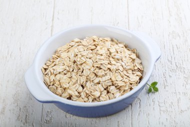 Yulaf yemek pişirmek için hazır