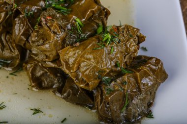 yaprak dolması et