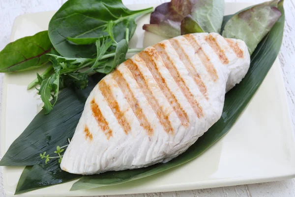 Grilled turkey steak — Stock Photo, Image