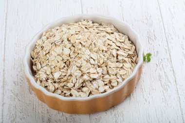 Yulaf yemek pişirmek için hazır