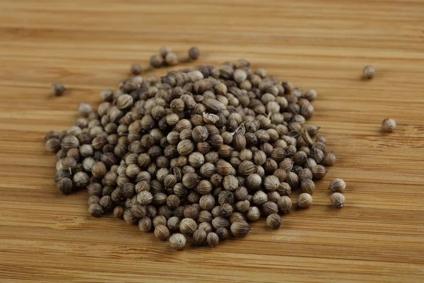 Coriander seeds heap — Stock Photo, Image