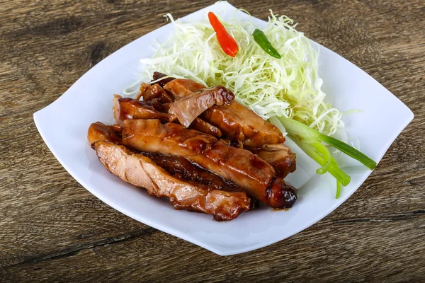 Kurczak Teriyaki pyszne — Zdjęcie stockowe