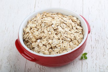 Yulaf yemek pişirmek için hazır